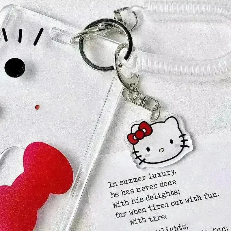 Hello Kitty Transparent Card Holder - Bear Hugs