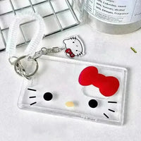 Hello Kitty Transparent Card Holder - Bear Hugs