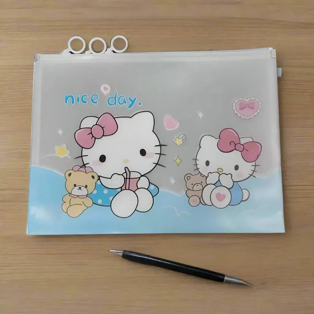 Hello Kitty Trendy A4 File Pouch - Bear Hugs