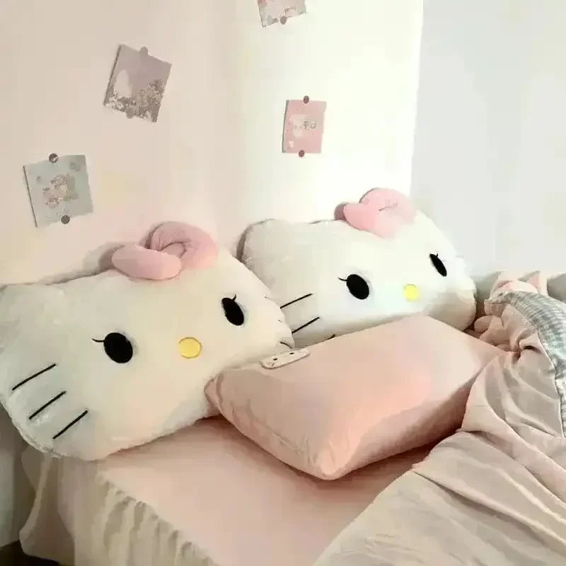 Hello Kitty White & Pink Head Pillow - Bear Hugs