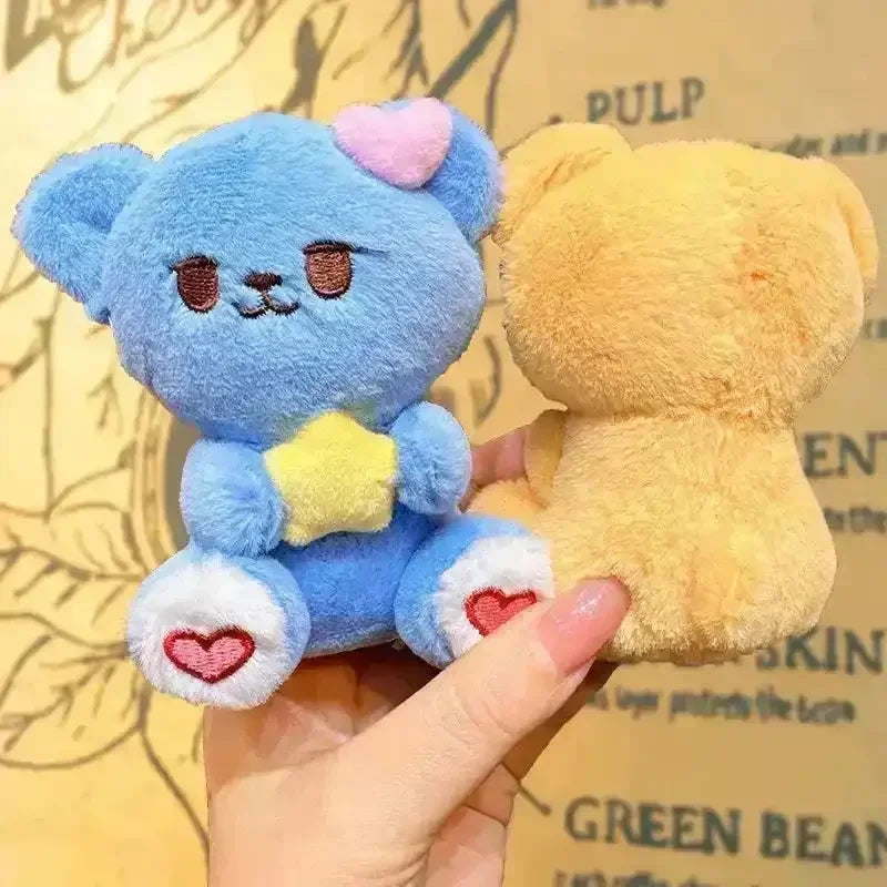 Hold My Star Bear Plush Keychain - Bear Hugs