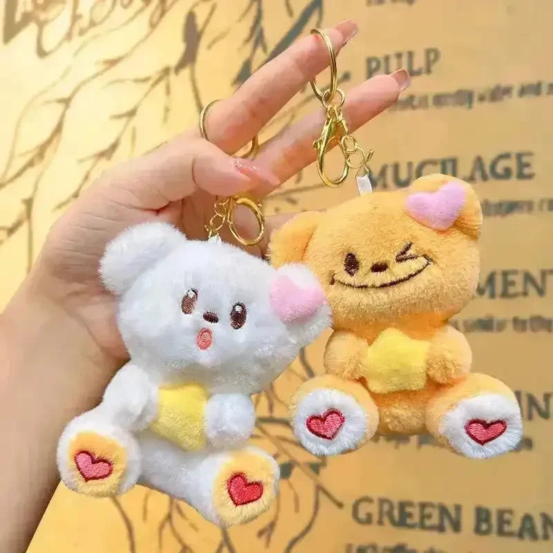Hold My Star Bear Plush Keychain - Bear Hugs