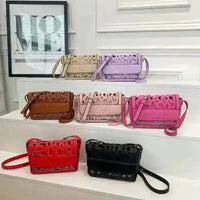 Hollowed-Out Tous Messenger Bag - Bear Hugs