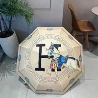 Horse Carriage Luxury Designer Umbrella - Bear Hugs