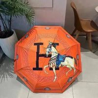 Horse Carriage Luxury Designer Umbrella - Bear Hugs