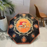 Horse Carriage Luxury Designer Umbrella - Bear Hugs