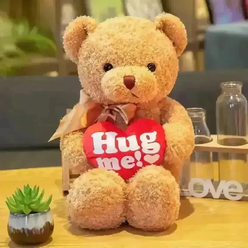 Hug Me Teddy Plushie (30 cm) - Bear Hugs
