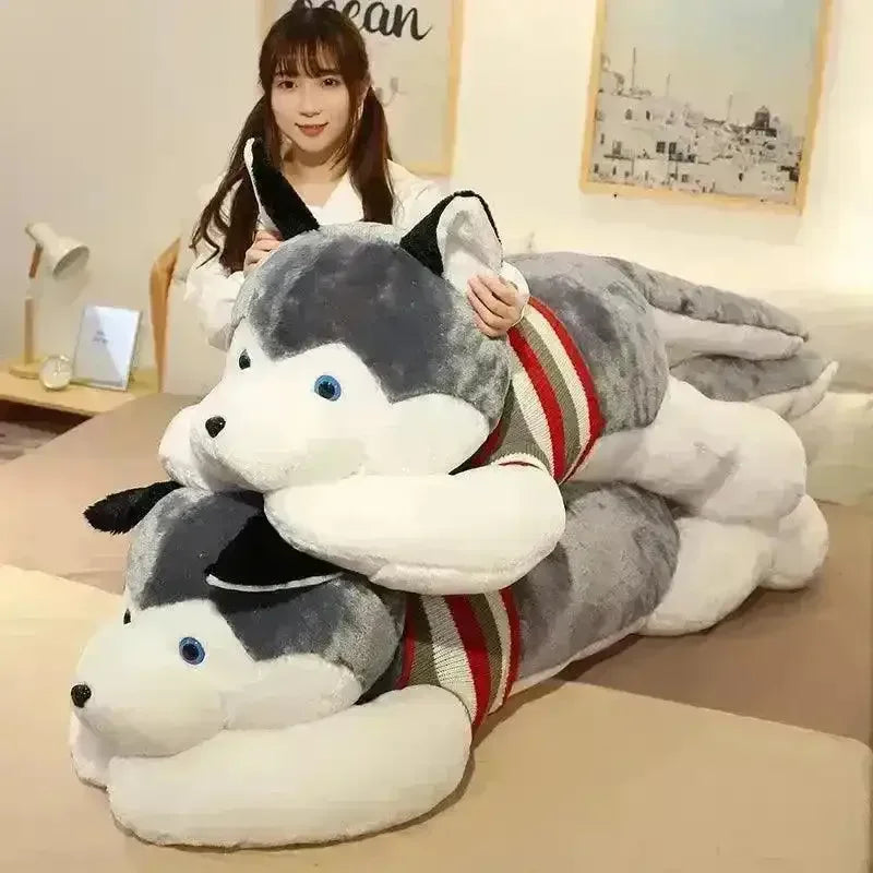 Huge Husky Dog Soft Plush - Bear Hugs