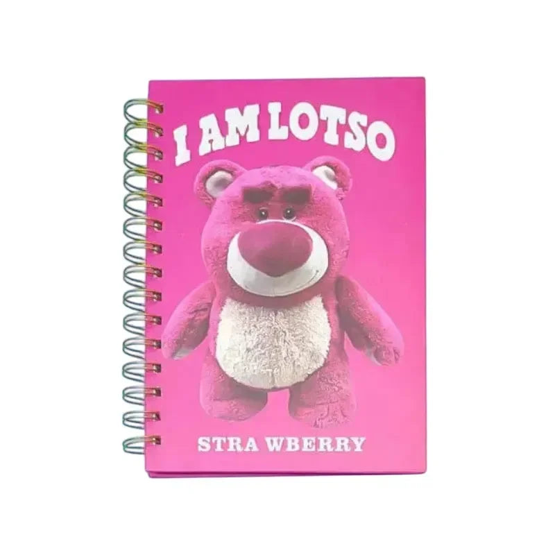 Hugging Lotso A5 Spiral Notebook - Bear Hugs