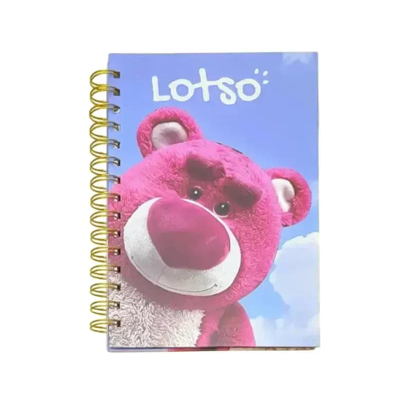 Hugging Lotso A5 Spiral Notebook - Bear Hugs