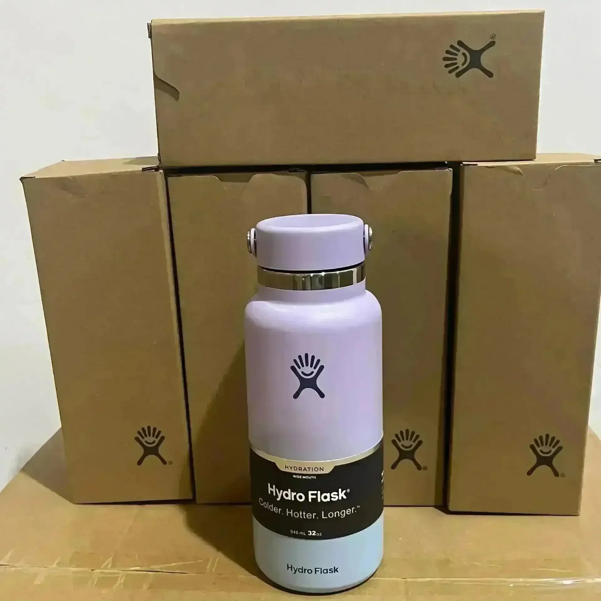 Hydroflask Wide Mouth Insulated Bottle (40 oz) - Bear Hugs