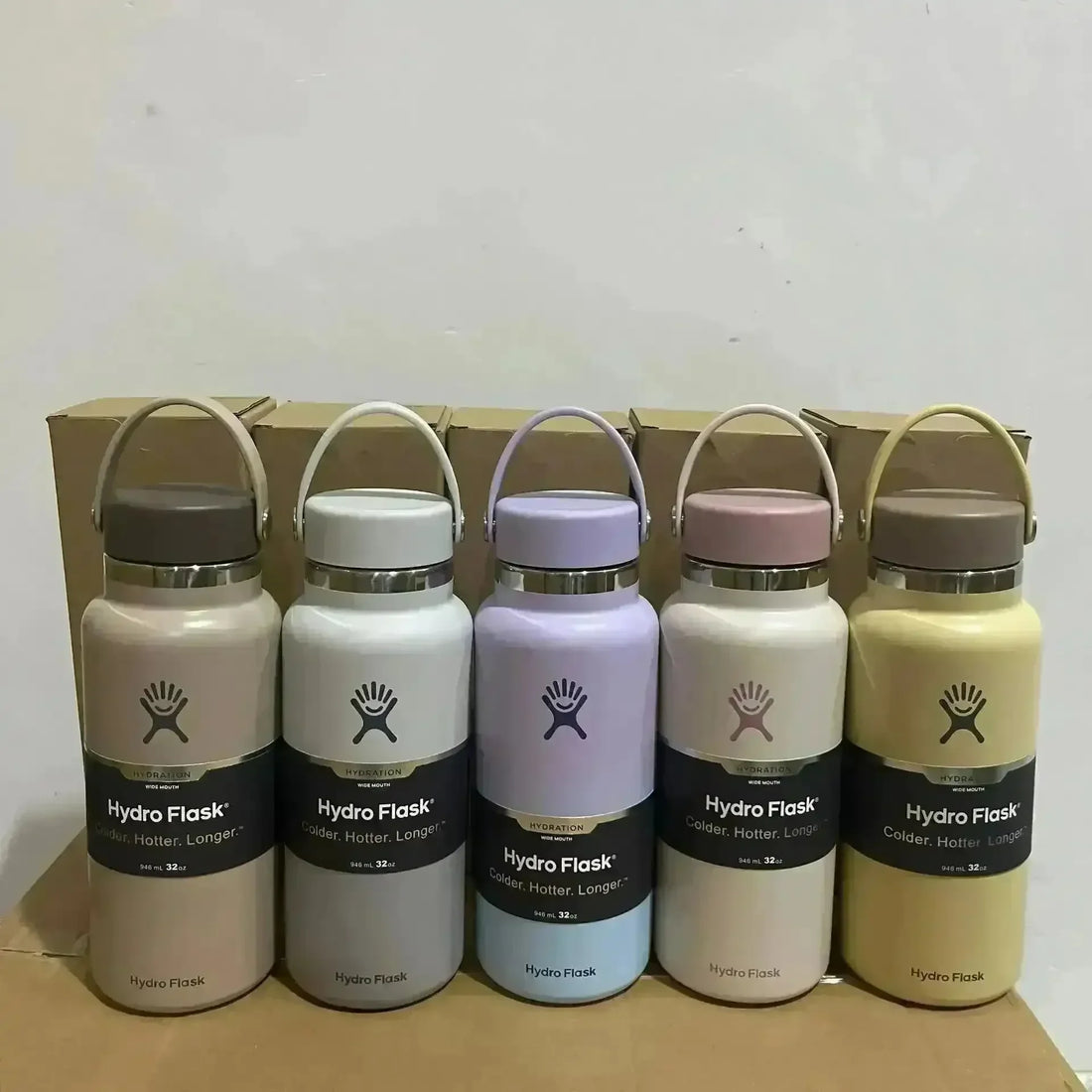 Hydroflask Wide Mouth Insulated Bottle (40 oz) - Bear Hugs