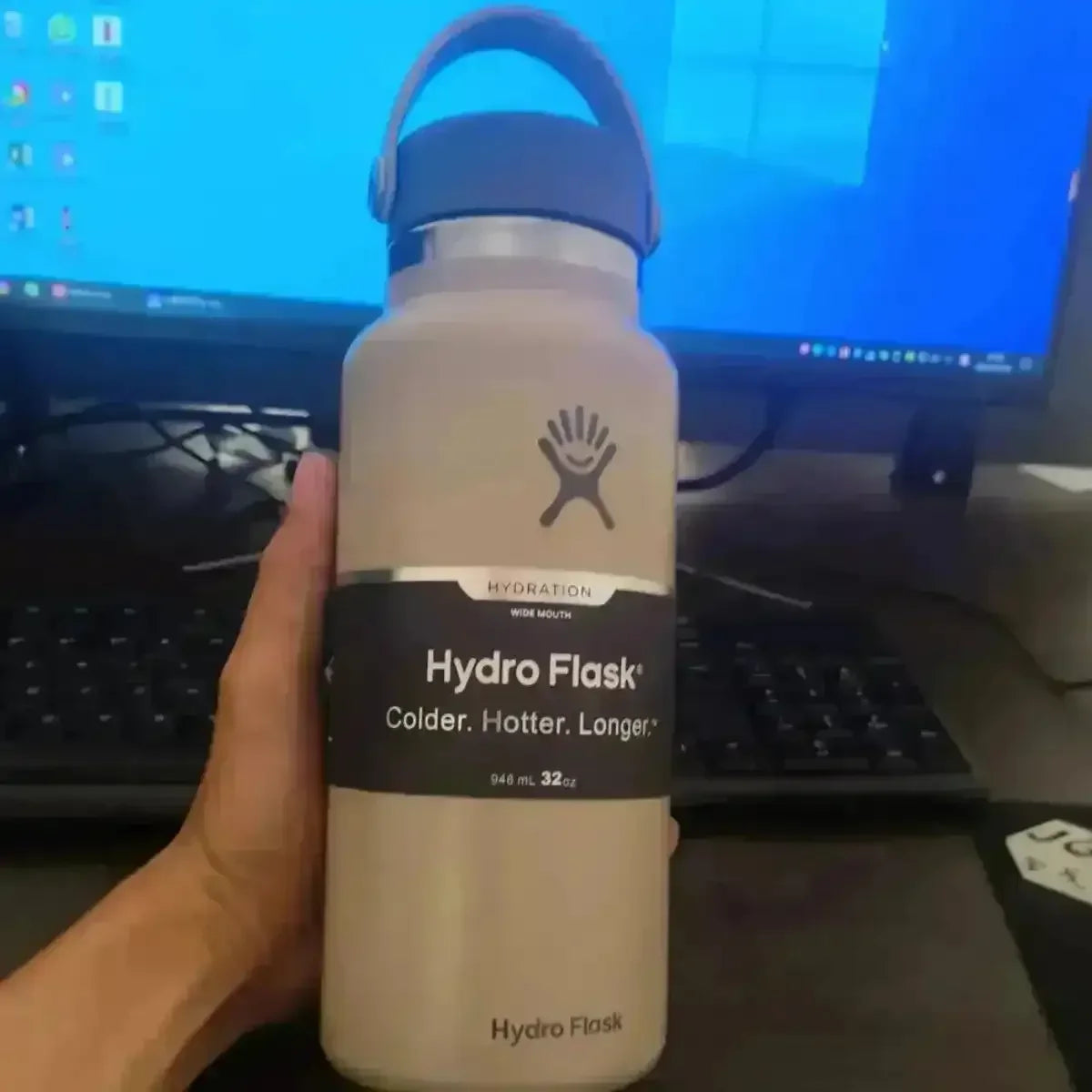 Hydroflask Wide Mouth Insulated Bottle (40 oz) - Bear Hugs