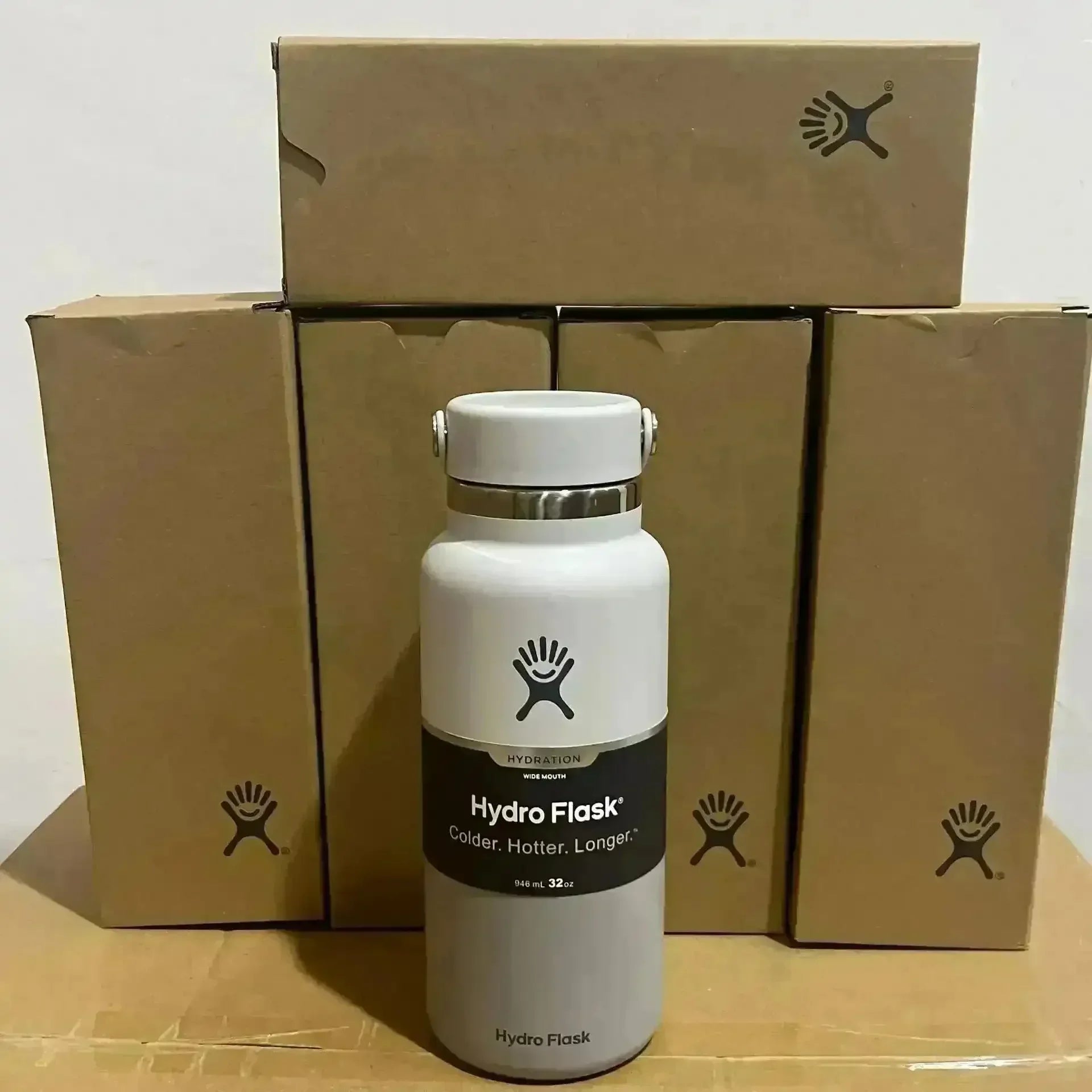 Hydroflask Wide Mouth Insulated Bottle (40 oz) - Bear Hugs