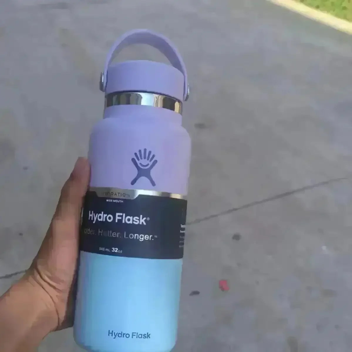 Flask Wide Mouth Blue 32 Oz Hydro Flask Hydroflask Wide Mouth