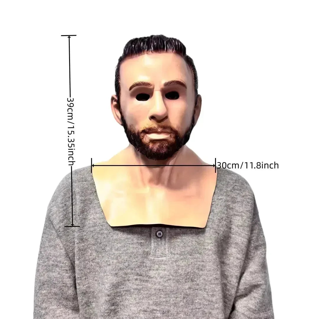 Hyper-Realistic Face Latex Masks - Bear Hugs