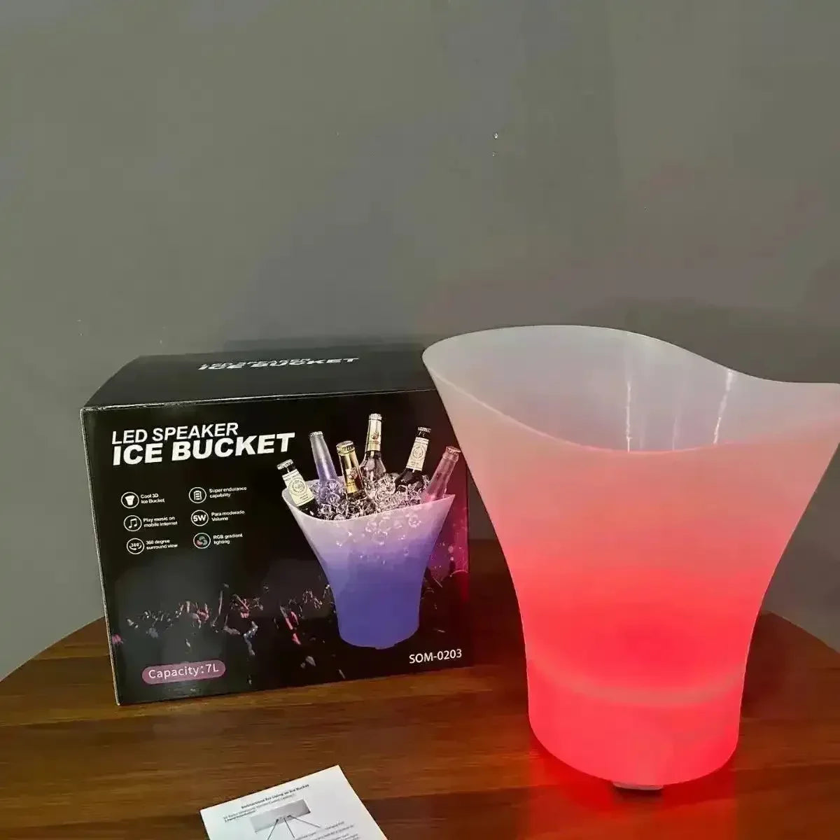 Ice Bucket Glowing Speaker - Bear Hugs