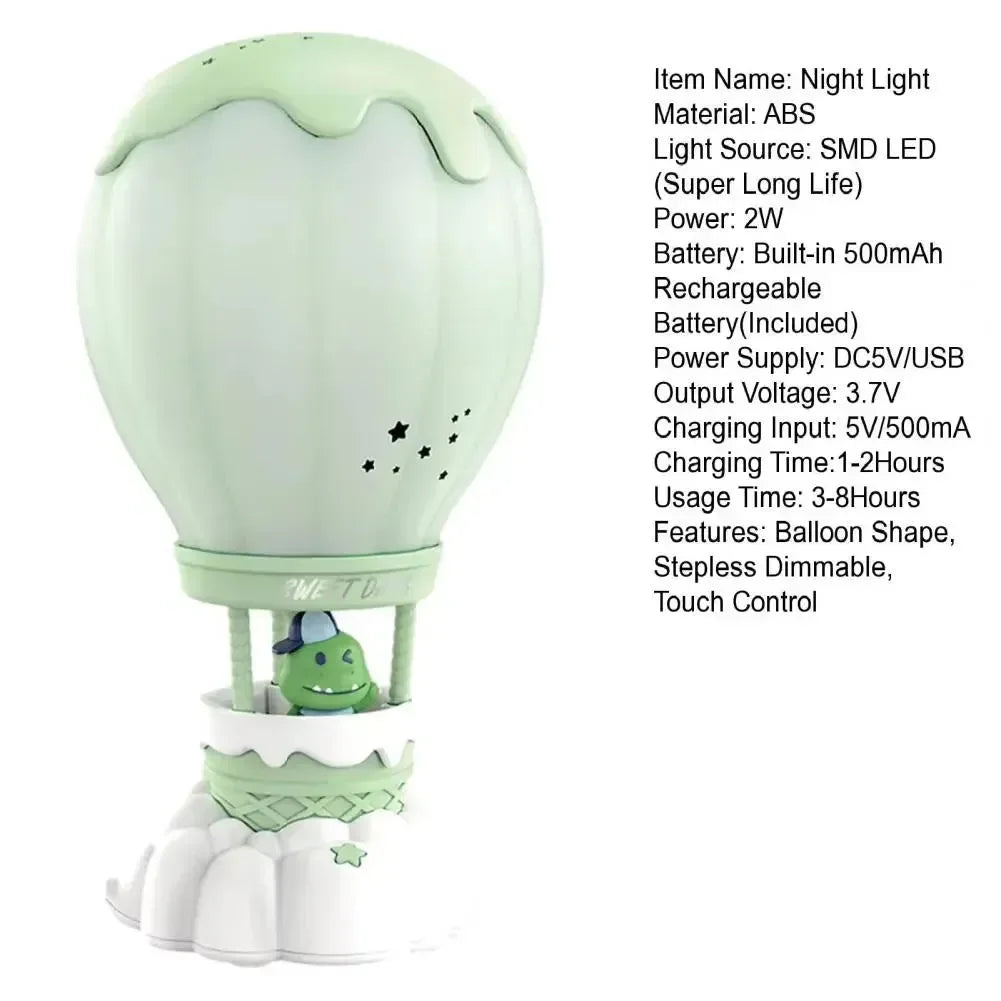 Ice-Cream Spread Balloon Night Light - Bear Hugs