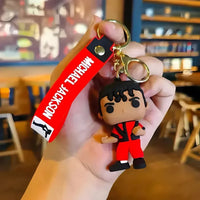 Iconic Michael Jackson 3D Keychain - Bear Hugs