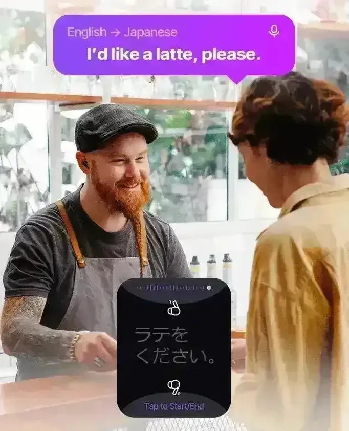 iKKO World's First AI Active TWS Earbuds - Bear Hugs