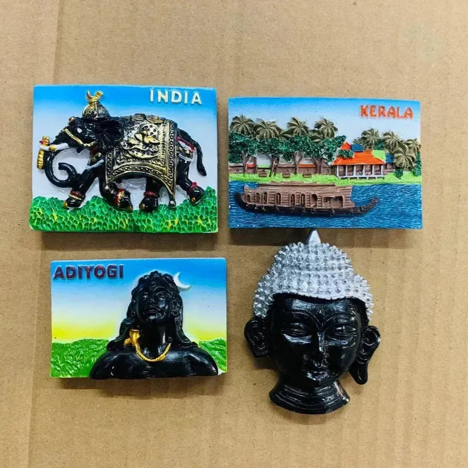 Incredible India Souvenir Fridge Magnets - Bear Hugs