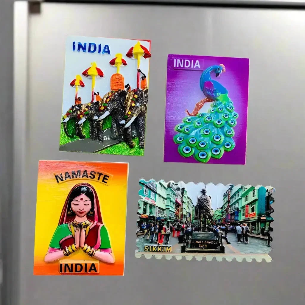 Incredible India Souvenir Fridge Magnets - Bear Hugs