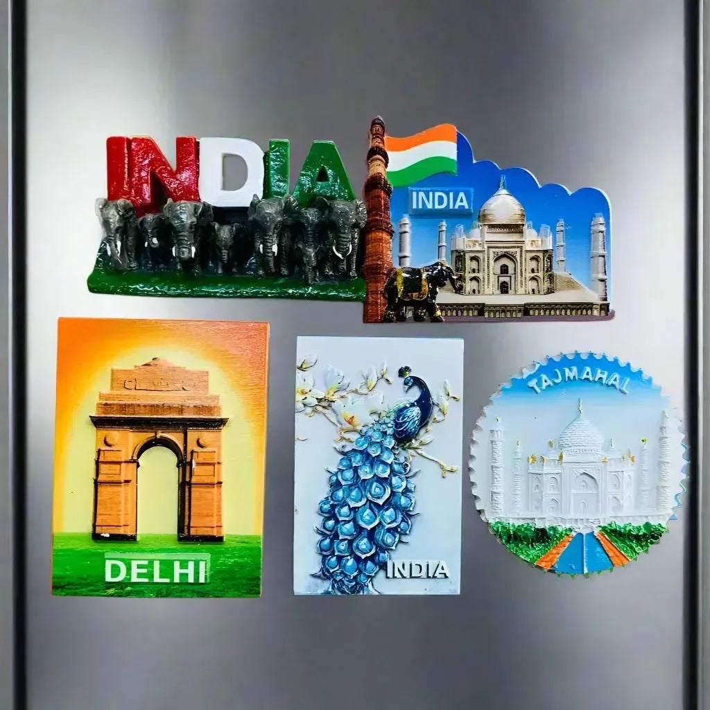 Incredible India Souvenir Fridge Magnets - Bear Hugs