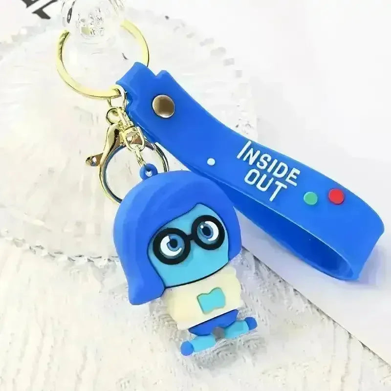 Inside Out Key Chain Inside Out Emotions 3D Keychain