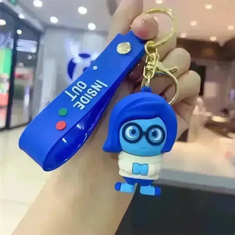 Inside Out Key Chain Inside Out Emotions 3D Keychain