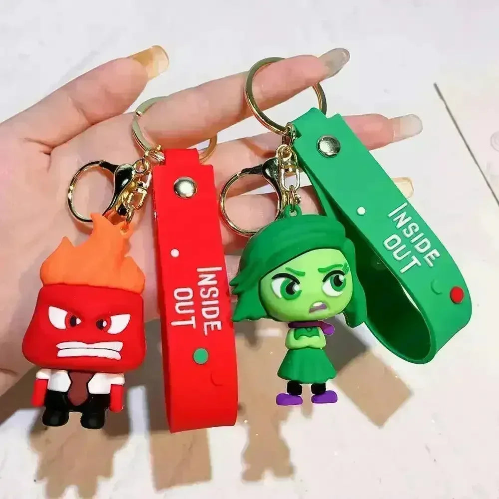 Inside Out Key Chain Inside Out Emotions 3D Keychain
