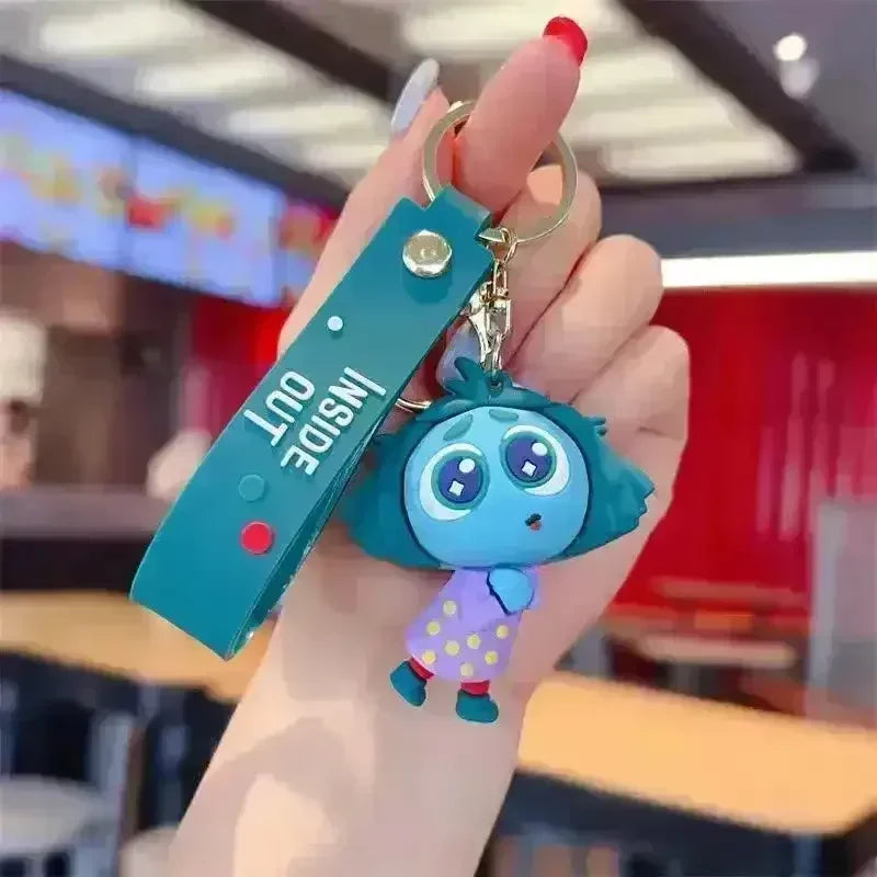 Inside Out Key Chain Inside Out Emotions 3D Keychain