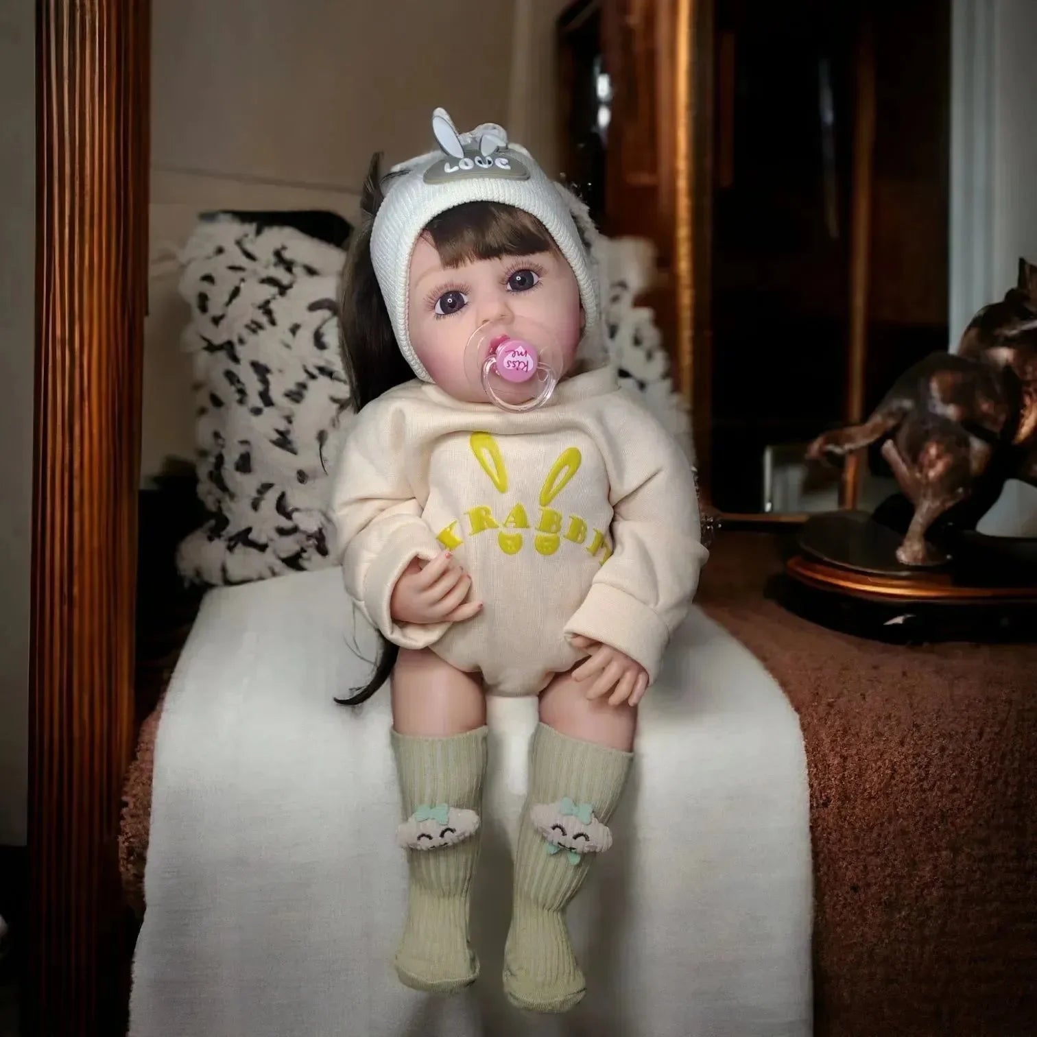 Interactive Baby Realistic Silicon Reborn Doll - Bear Hugs