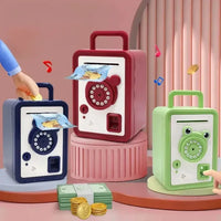 Interactive Fingerprint Locker Piggy Bank - Bear Hugs