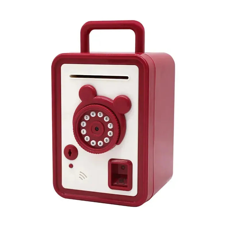 Interactive Fingerprint Locker Piggy Bank - Bear Hugs