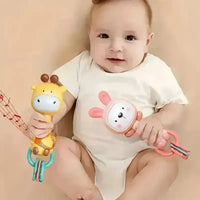 Interactive Soothing Teether Comforting Toy - Bear Hugs