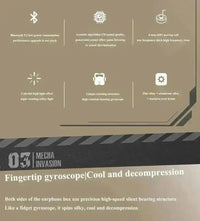 INVA-S 03 High-End Bluetooth Fidget Earbuds - Bear Hugs