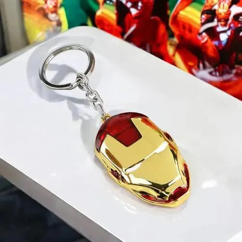 Iron Man Face Mask Metal Lighter Keychain - Bear Hugs