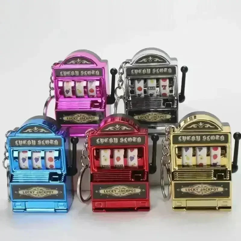 Jackpot Fruit Slot Machine Keychain - Bear Hugs