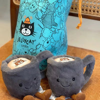 Jellycat Coffee Break Latte Cup Plushie (14 cm) - Bear Hugs