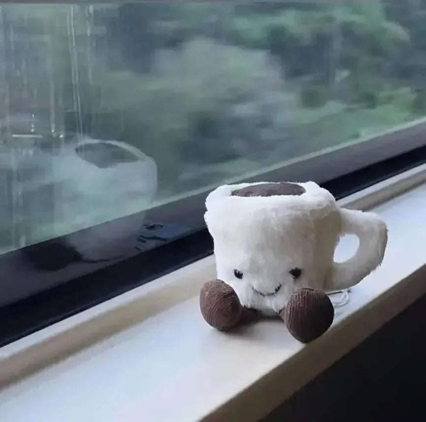 Jellycat Coffee Break Latte Cup Plushie (14 cm) - Bear Hugs