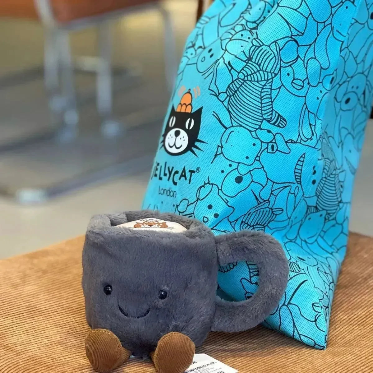 Jellycat Coffee Break Latte Cup Plushie (14 cm) - Bear Hugs