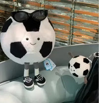 Jellycat Happy Football Plush Keychain - Bear Hugs