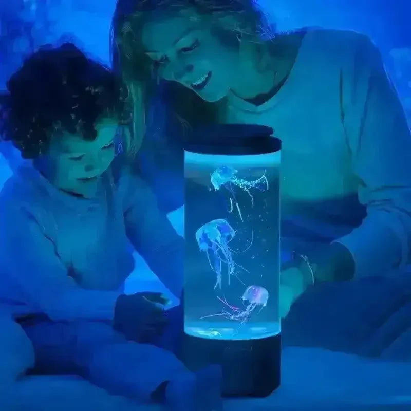 Jellyfish Aqua Tube Speaker Night Light - Bear Hugs