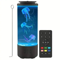 Jellyfish Aqua Tube Speaker Night Light - Bear Hugs