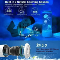 Jellyfish Aqua Tube Speaker Night Light - Bear Hugs