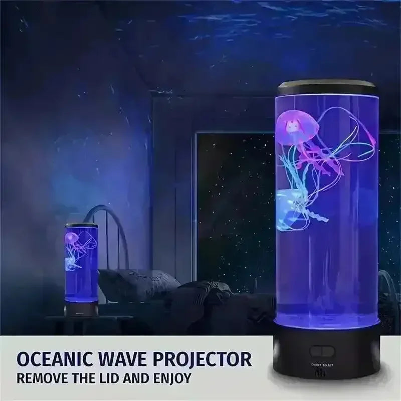 Jellyfish Aqua Tube Speaker Night Light - Bear Hugs
