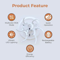 Jellyfish LED Night Light Lamp - Bear Hugs