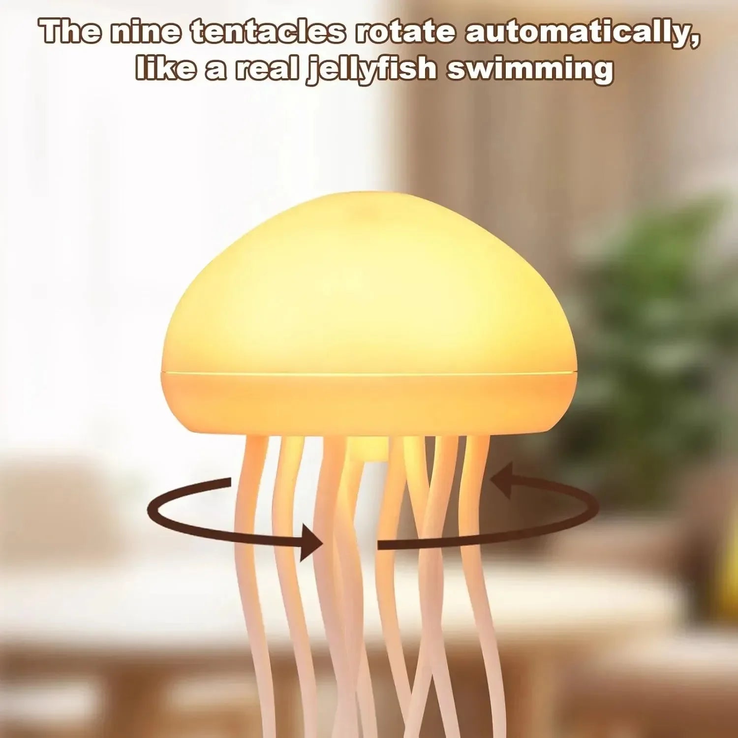 Jellyfish LED Night Light Lamp - Bear Hugs