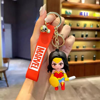 JL Superheroes 3D Keychain - Bear Hugs