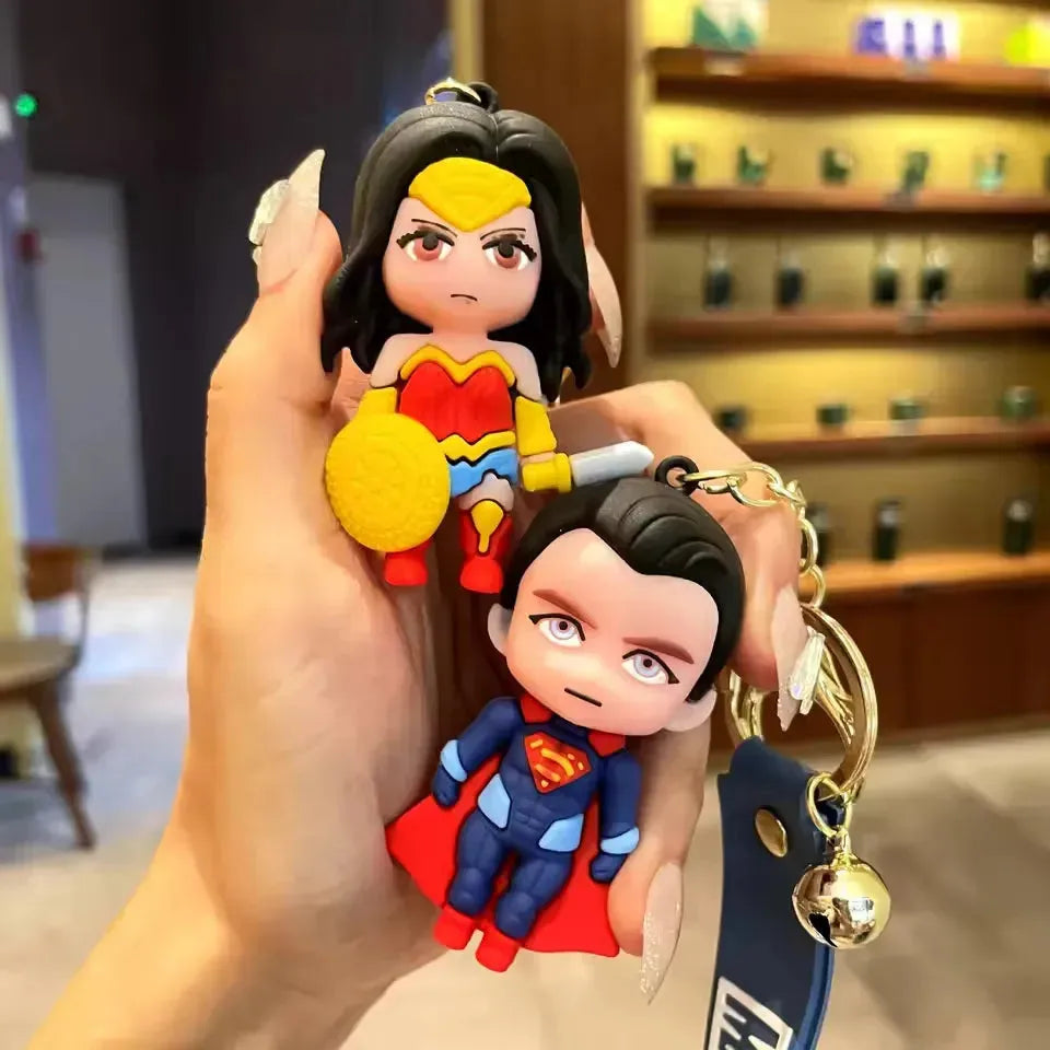 JL Superheroes 3D Keychain - Bear Hugs